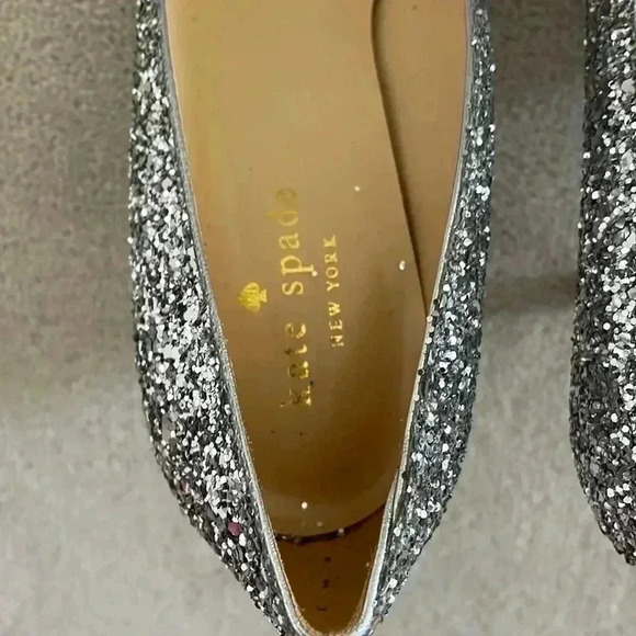 EUC Kate Spade Karolina High-Heel glitter pump sz 6 - Picture 3 of 5